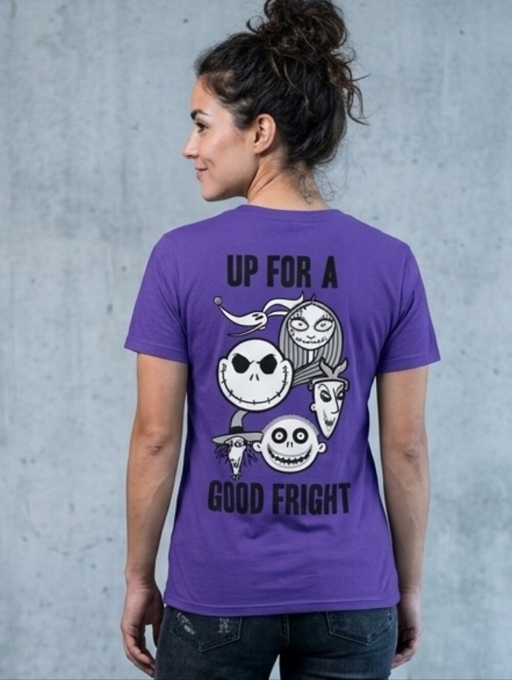 Disney The Nightmare Before Christmas "Up For A Good Fright" Graphic Tee